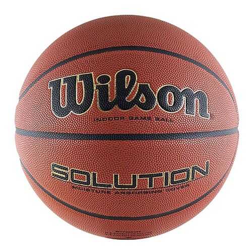 Баскетбольный мяч Wilson Solution VTB 24 №7 brown в Декатлон