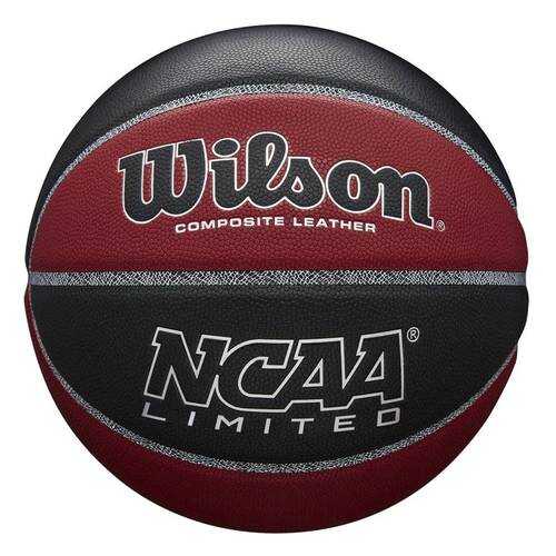 Мяч баскетбольный Wilson NCAA Limited, 7, черный, тренировочный, клееный в Декатлон