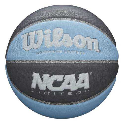 Мяч баскетбольный Wilson NCAA Limited II, 7, голубой, тренировочный, клееный в Декатлон