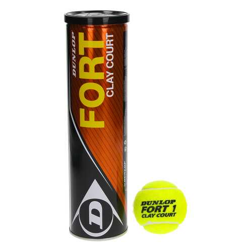 Dunlop Fort Clay Court 4шт в Декатлон