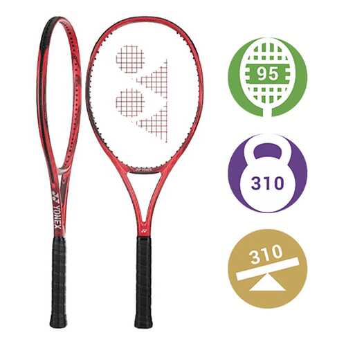 Теннисная ракетка Yonex Vcore 95 Red Новинка 2019 года (4) в Декатлон