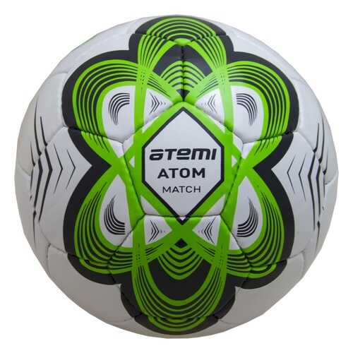 Футбольный мяч Atemi Atom Pu №5 зеленый в Декатлон
