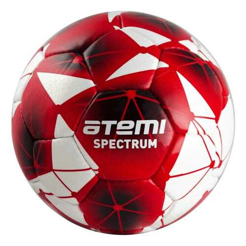 Футбольный мяч Atemi Spectrum Match №4 белый/красный в Декатлон