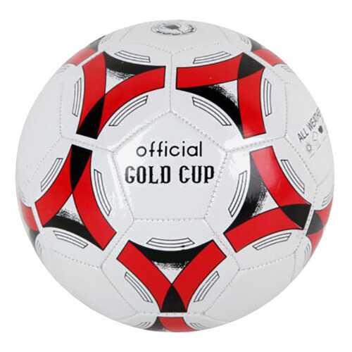 Футбольный мяч Gratwest Official Gold Cup Т53107 №5 white/black/red в Декатлон