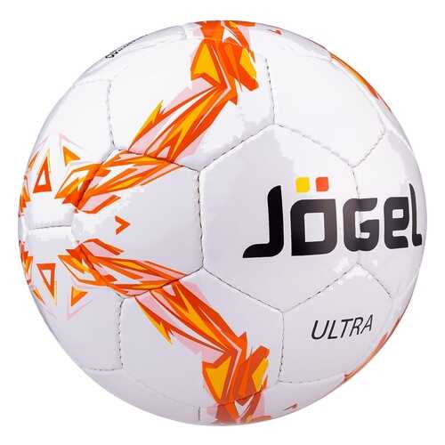 Футбольный мяч Jogel JS-410 Ultra №5 white/orange в Декатлон