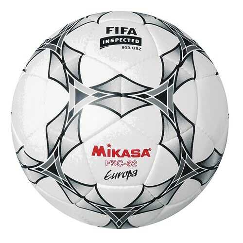 Футбольный мяч Mikasa FSC- 62 E Europa №4 white/black в Декатлон