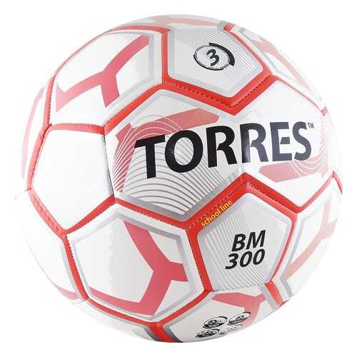 Футбольный мяч Torres BM 300 №3 white/red в Декатлон