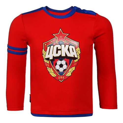 Футболка ПФК ЦСКА Эмблема 10508, красная, 92 см в Декатлон