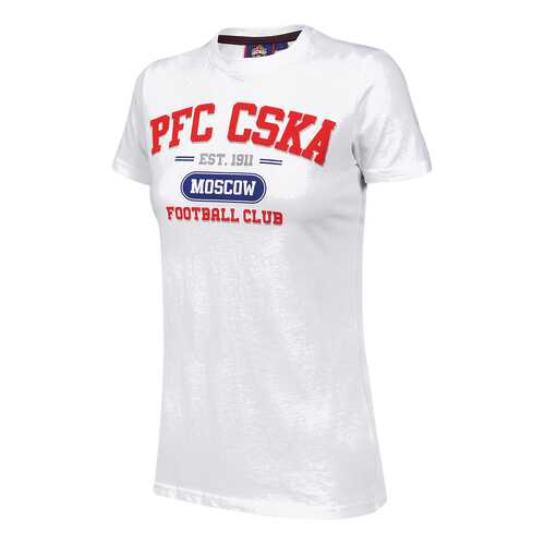 Футболка ПФК ЦСКА PFC CSKA Moscow, белая, M в Декатлон