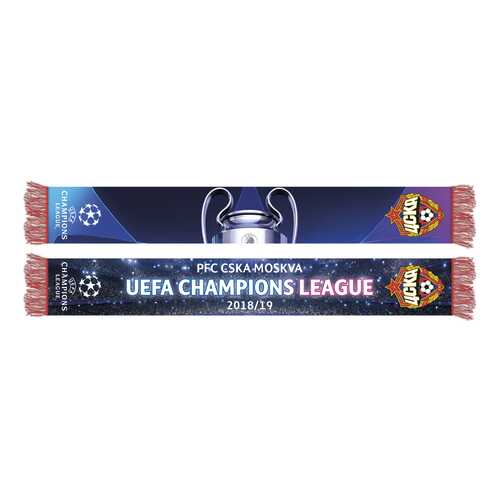 Шарф ПФК ЦСКА Champions League 2018/2019 красный/синий в Декатлон