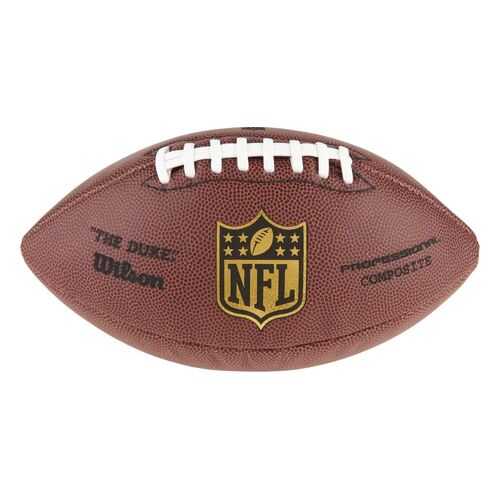 Мяч для американского футбола Wilson Duke Replica, 7, коричневый в Декатлон