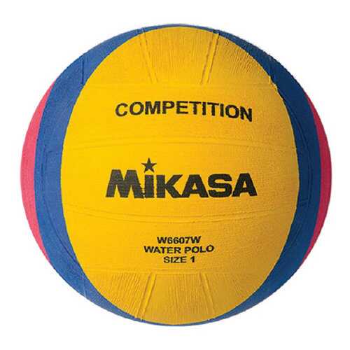 Мяч для водного поло Mikasa W6607W детский 1, желтый/розовый/синий в Декатлон
