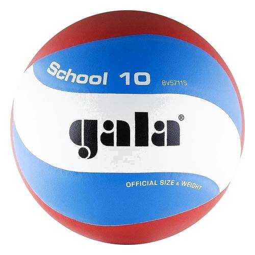 Волейбольный мяч Gala School 10 №5 blue/white/red в Декатлон