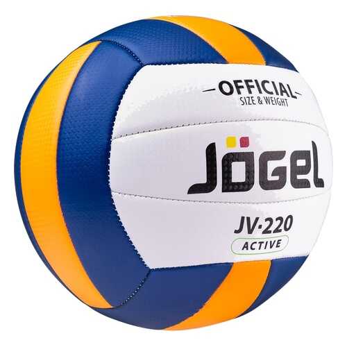 Волейбольный мяч Jogel JV-220 №5 blue/white/yellow в Декатлон