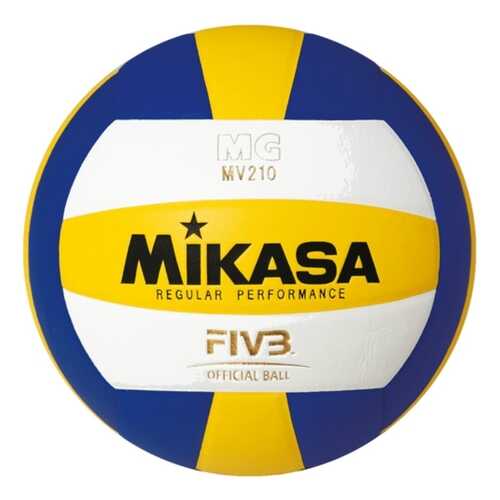 Волейбольный мяч Mikasa MV210 №5 blue/yellow в Декатлон