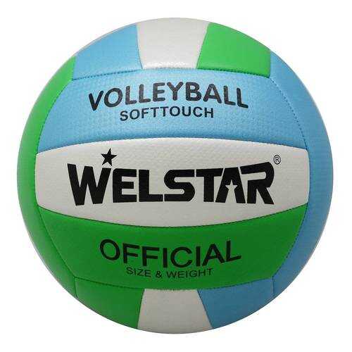 Волейбольный мяч Welstar VMPVC4333E №5 blue/green/grey в Декатлон