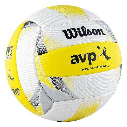 Волейбольный мяч Wilson AVP Replica №5 yellow/white в Декатлон