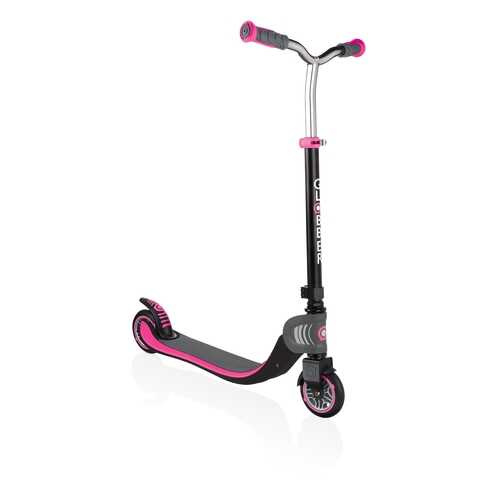 Самокат Globber Foldable Flow 125 black/pink в Декатлон