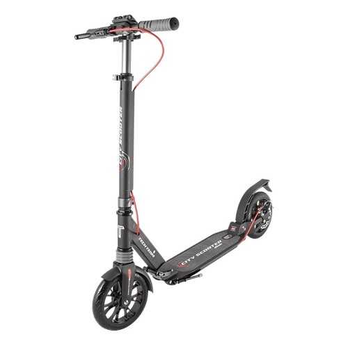 Самокат Tech Team City Scooter Disk Brake 200 2020 black/gray в Декатлон