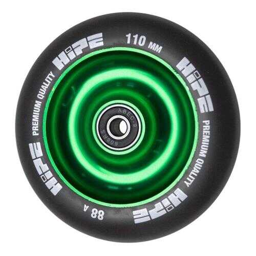 Колесо HIPE Solid 110mm Зелёный/чёрный в Декатлон