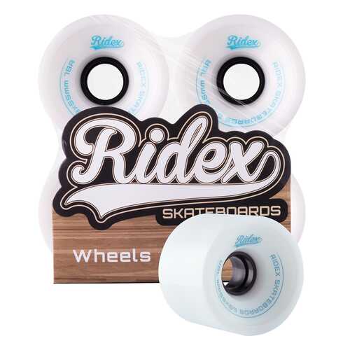 Комплект колес для лонгборда Ridex SB белый в Декатлон