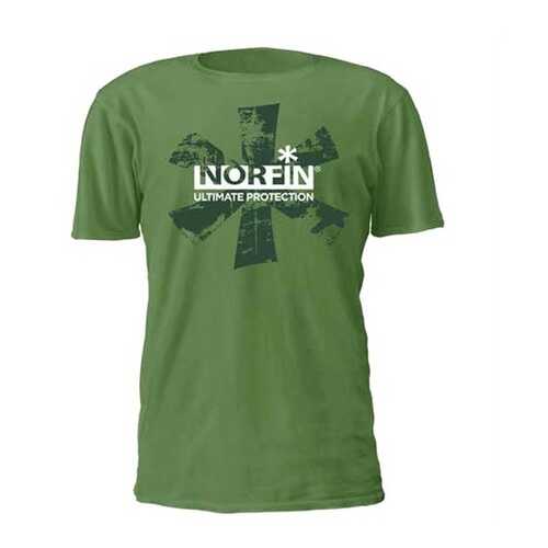 Футболка Norfin Brand, green, S INT в Декатлон