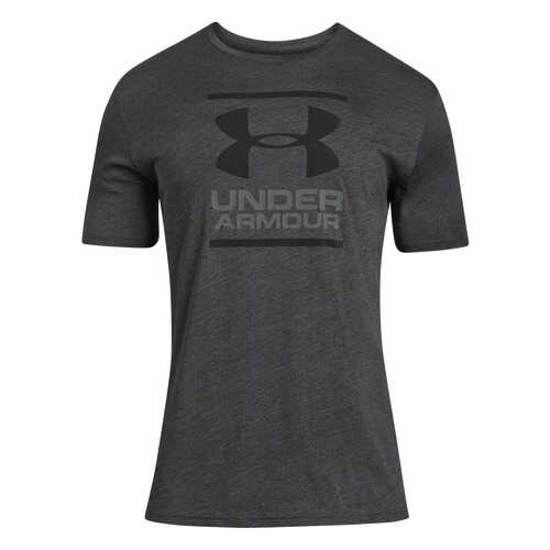 Футболка Under Armour Charged Cotton GL Foundation SS, 019 серая, SM в Декатлон