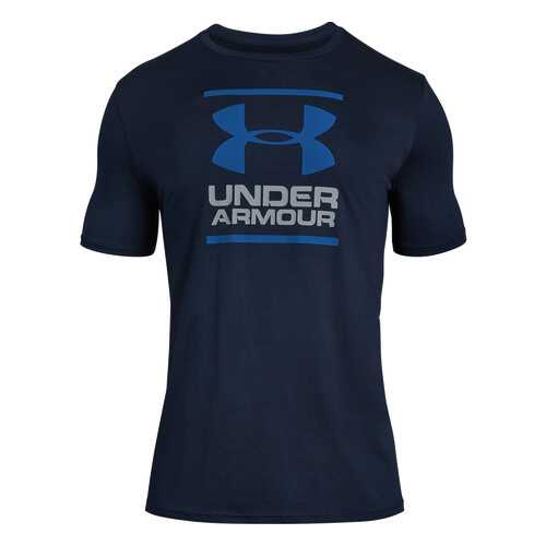 Футболка Under Armour Charged Cotton GL Foundation SS, 408 синяя, XL в Декатлон