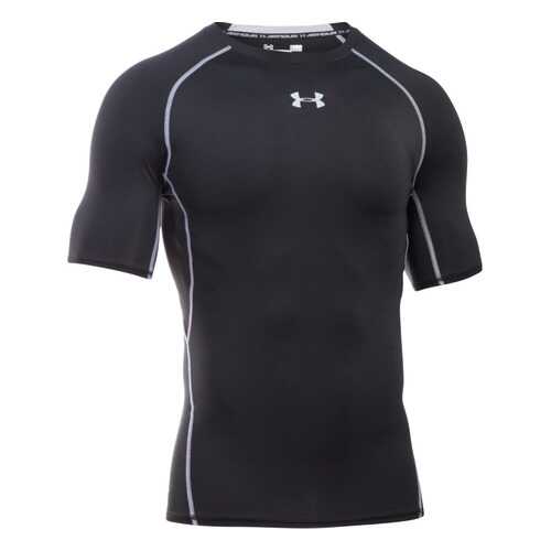 Футболка Under Armour HeatGear Armour Compression SS, 001 черная, MD в Декатлон