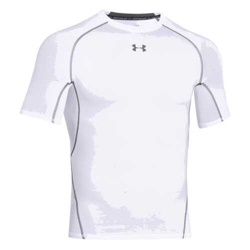 Футболка Under Armour HeatGear Armour Compression SS, 100 белая, LG в Декатлон