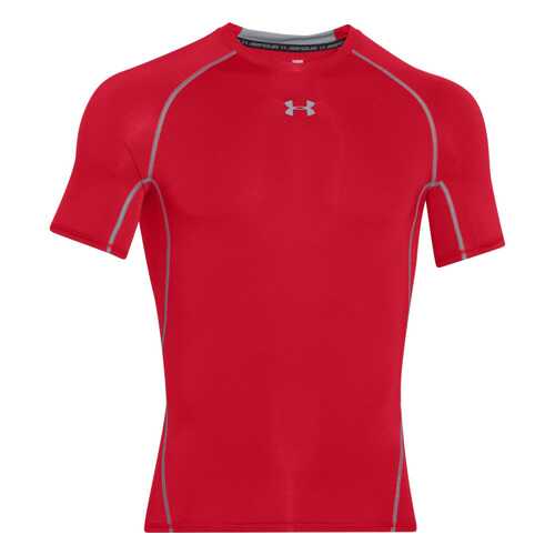 Футболка Under Armour HeatGear Armour Compression SS, 600 красная, MD в Декатлон