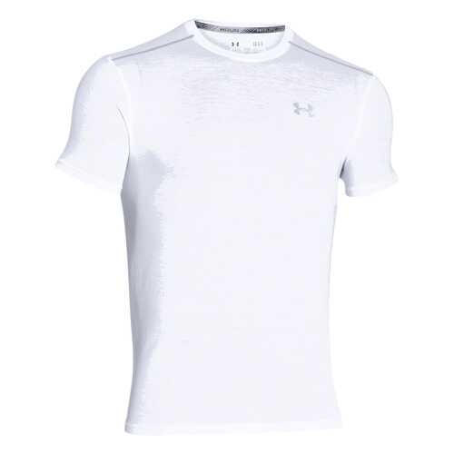 Футболка Under Armour Threadborne Streaker Run SS, 100 белая, SM в Декатлон