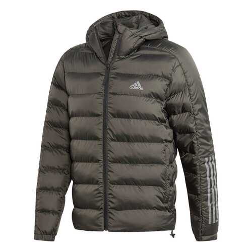 Куртка Adidas Itavic 3-Stripes 2.0 Padded Hooded FZ, legend earth/black, L в Декатлон