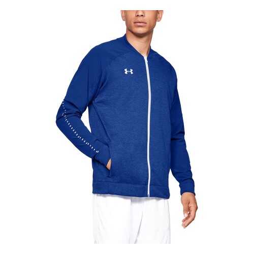 Куртка Under Armour Knit Warm Up Full Zip, 400 синяя, MD в Декатлон