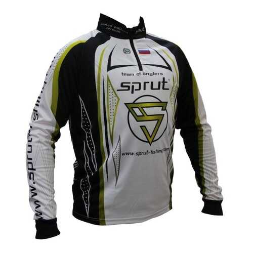 Лонгслив Sprut Team of Anglers Limited Edition, white/black/gold, 3XL INT в Декатлон