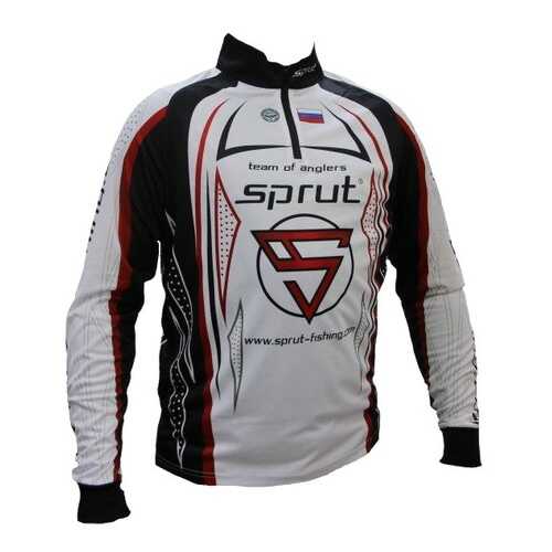 Лонгслив Sprut Team of Anglers, white/black/red, L INT в Декатлон