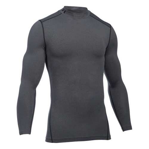 Лонгслив Under Armour ColdGear Armour Compression Mock LS, 090 серый, SM в Декатлон