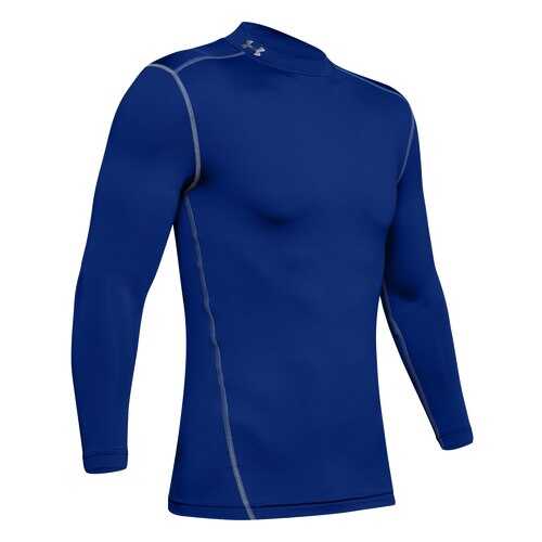 Лонгслив Under Armour ColdGear Armour Compression Mock LS, 400 синий, MD в Декатлон