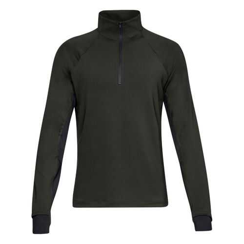 Лонгслив Under Armour ColdGear Reactor Half Zip, 357 черный, SM в Декатлон