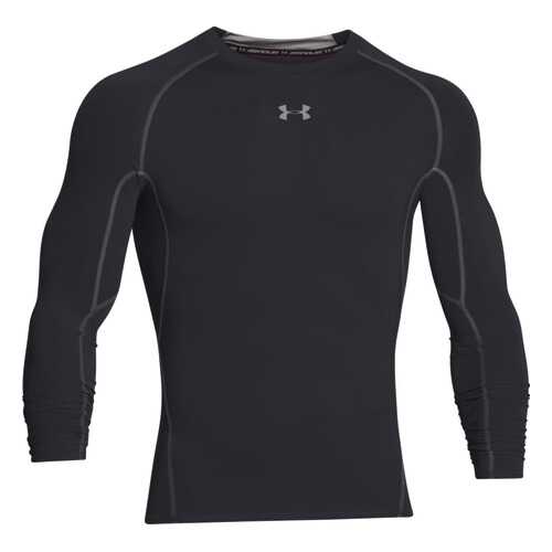 Лонгслив Under Armour HeatGear Armour Compression LS, 001 черный, SM в Декатлон