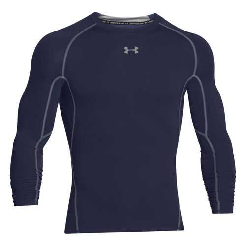 Лонгслив Under Armour HeatGear Armour Compression LS, 410 синий, SM в Декатлон