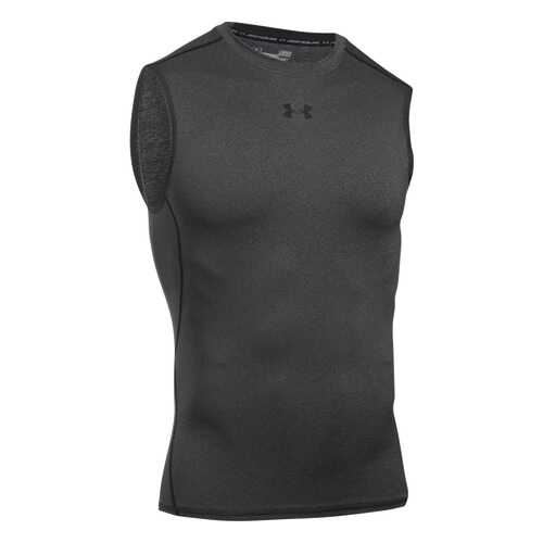 Майка Under Armour HeatGear Armour Compression SL, 090 серая, MD в Декатлон