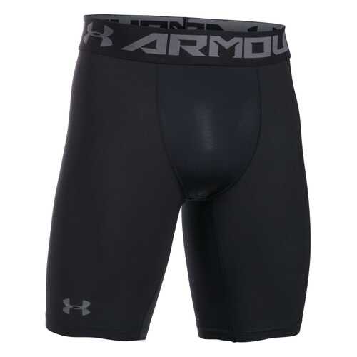 Спортивные шорты Under Armour HeatGear Armour Long 23cm Compression, 001 черные, XS в Декатлон