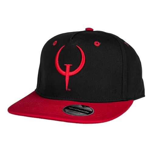 Бейсболка Gaya Entertainment Quake Logo, 54-69, черная в Декатлон