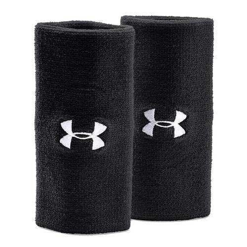 Напульсники Under Armour 6 UA Performance Wristband 2-Pack black в Декатлон