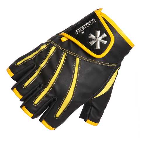 Перчатки мужские Norfin Pro Angler 5 CUT Gloves 2, черные/желтые, M в Декатлон
