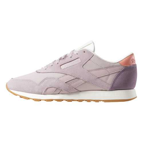 Кроссовки Reebok Classic Nylon, pink/color block-ashen lilac/orchid/pink/chalk/gum, 6 US в Декатлон