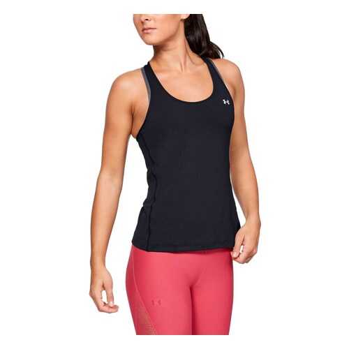 Майка Under Armour HG Armour Racer Tank, 001 черная, XS в Декатлон