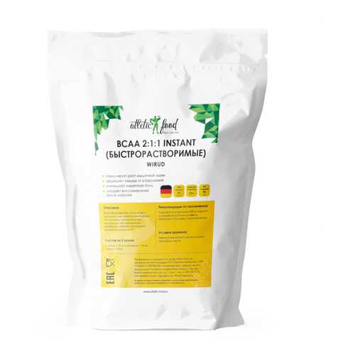 Atletic Food BCAA 2:1:1 Instant Wirud 500 г без вкуса в Декатлон