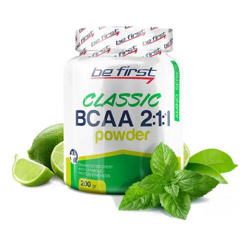 Be First BCAA Classic Powder 200 г мята/лайм в Декатлон